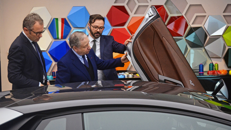 Jean Todt visita la Lamborghini