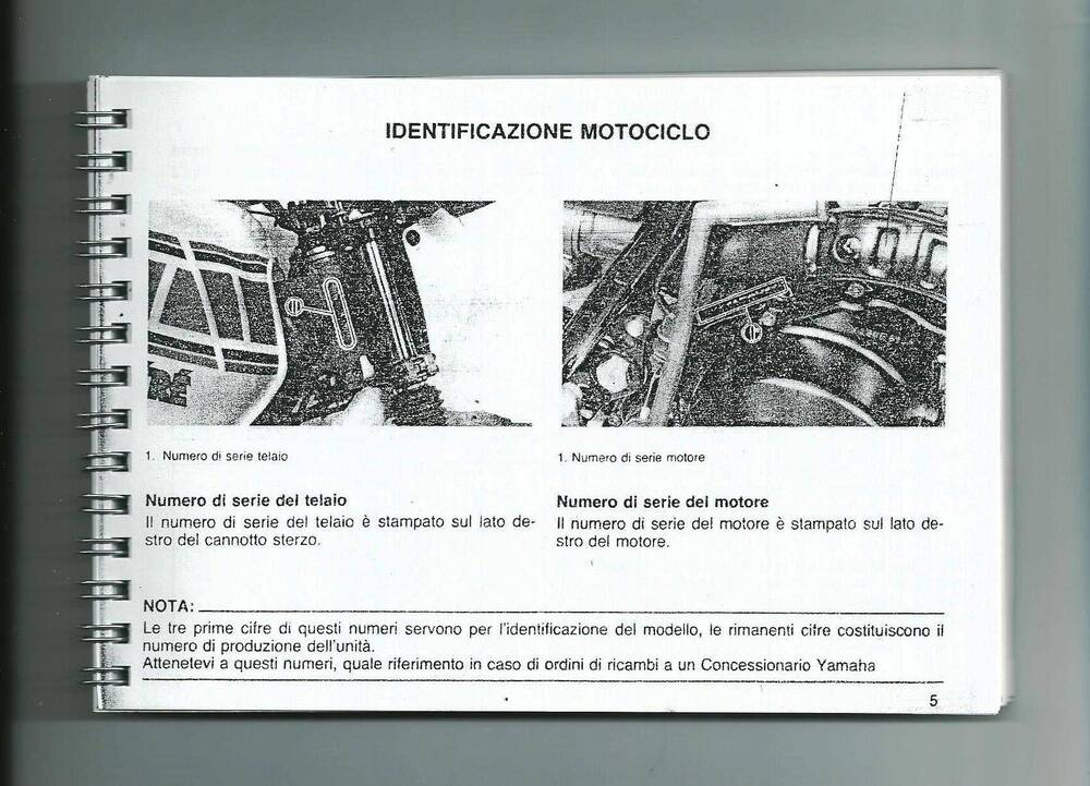 DVD Libretto Uso Manutenzione Yamaha XT600 1VJ 3AJ (5)