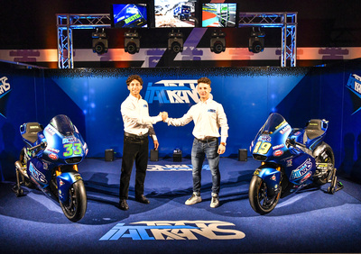 Moto2. Presentato il team Italtrans con Bastianini e Dalla Porta