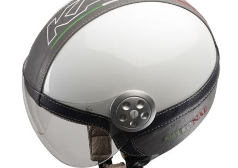 Casco demi-jet in pelle Kappa KV2