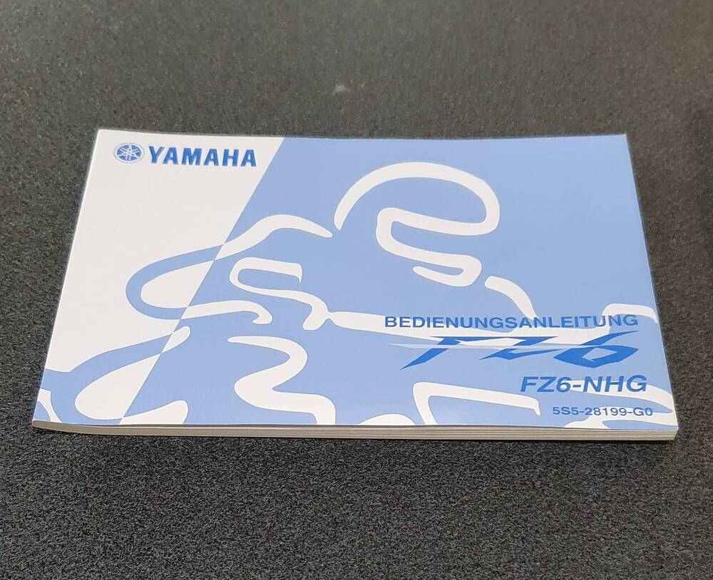 USO E MANUTENZIONE MANUALE (IN TEDESCO) YAMAHA FZ6