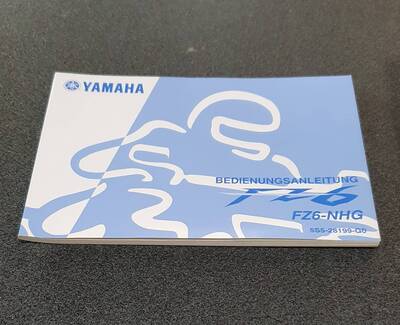USO E MANUTENZIONE MANUALE (IN TEDESCO) YAMAHA FZ6