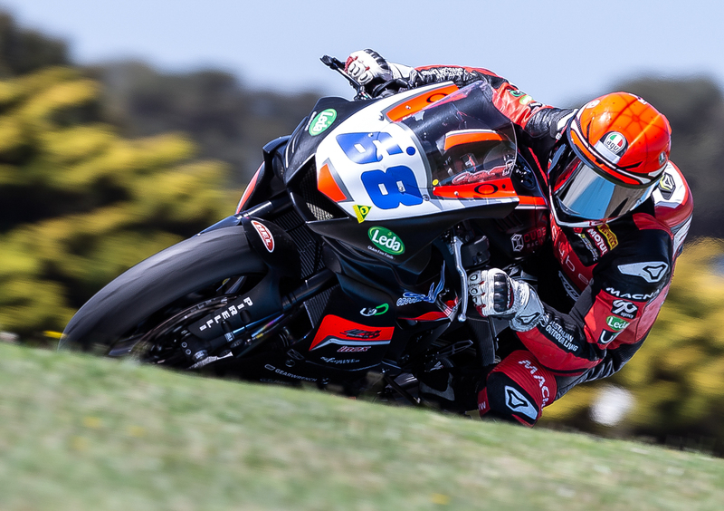 Bayliss in Supersport a Phillip Island (ma &egrave; il figlio)