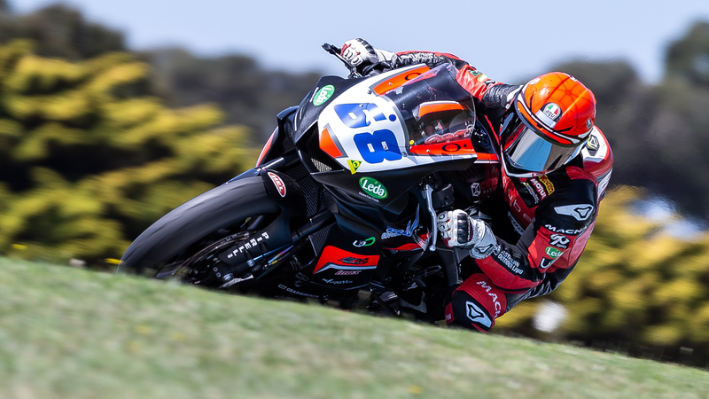 Bayliss in Supersport a Phillip Island (ma &egrave; il figlio)