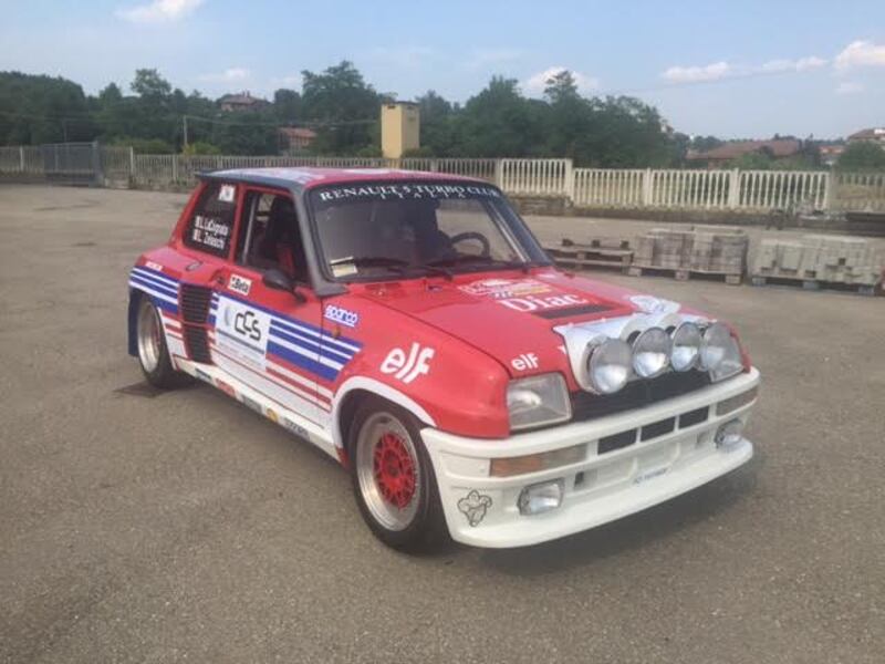 Una Renault 5 Turbo iscritta nella categoria &quot;storiche&quot;