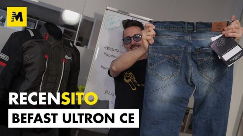 Ultron Befast. Jeans tecnico elasticizzato per uso turistico e urbano, made in Italy 