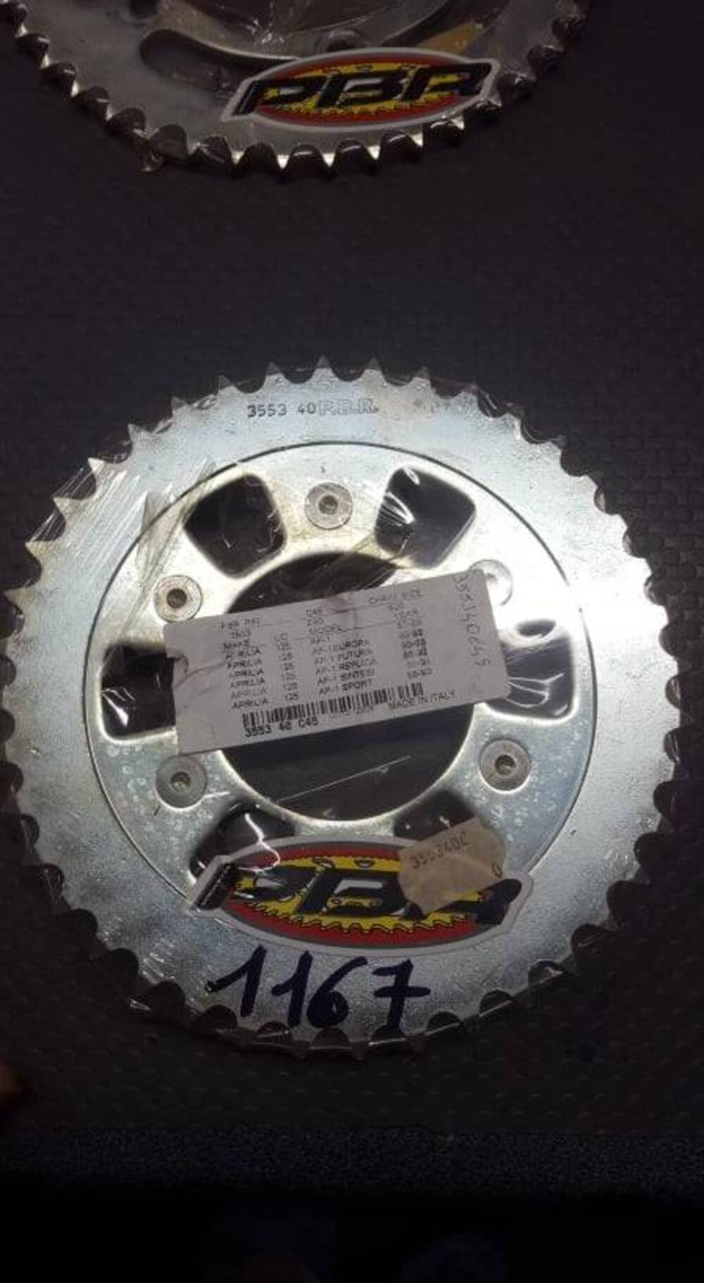 CORONA APRILIA AF1 FUTURA EUROPA SPORT 125 PBR