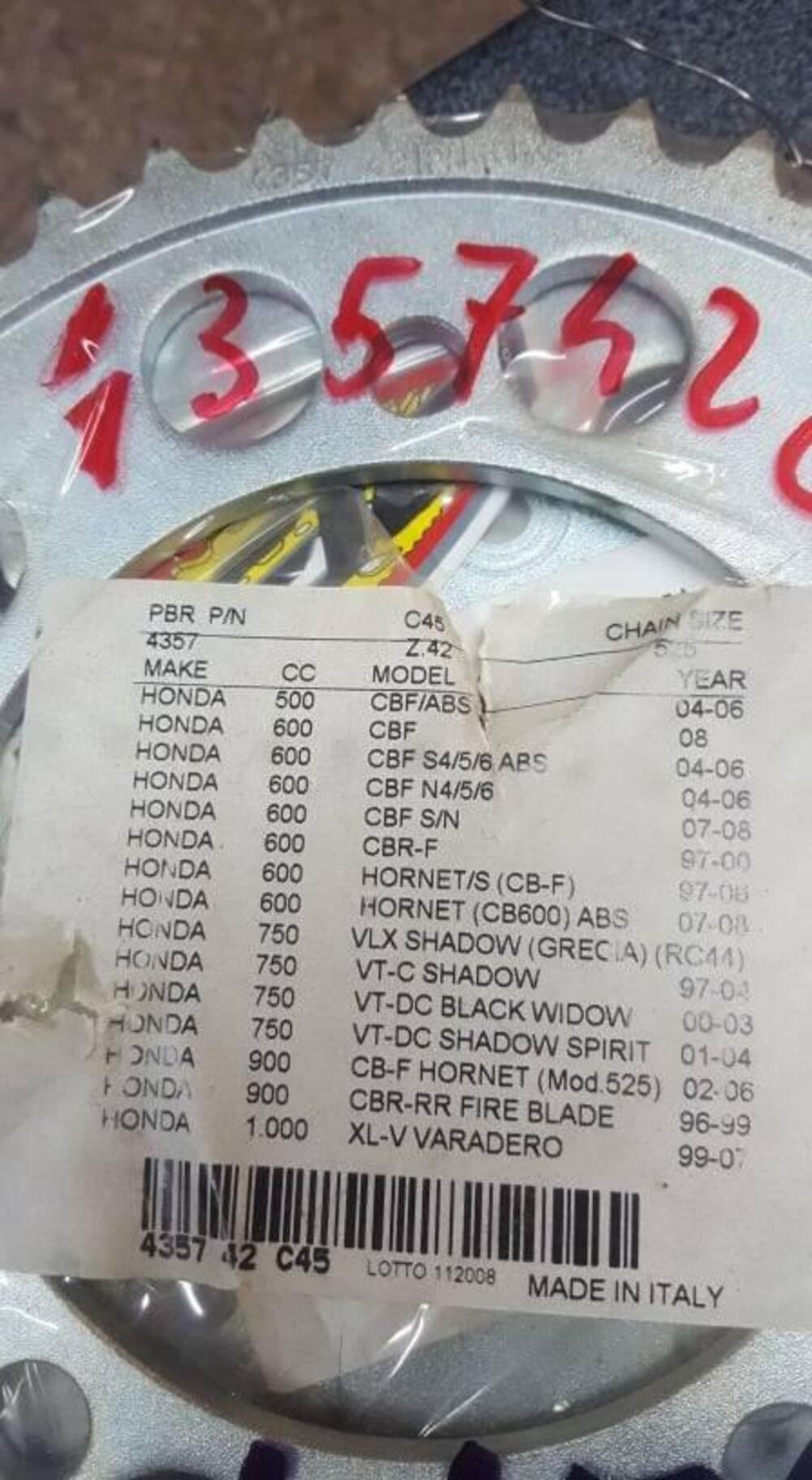 CORONA Z42 HONDA CBF CBRF HORNET 600 VT SHADOW 750 PBR (2)