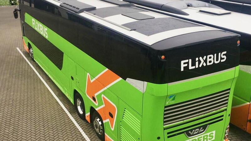 FlixBus: arrivano i pannelli solari sul tetto