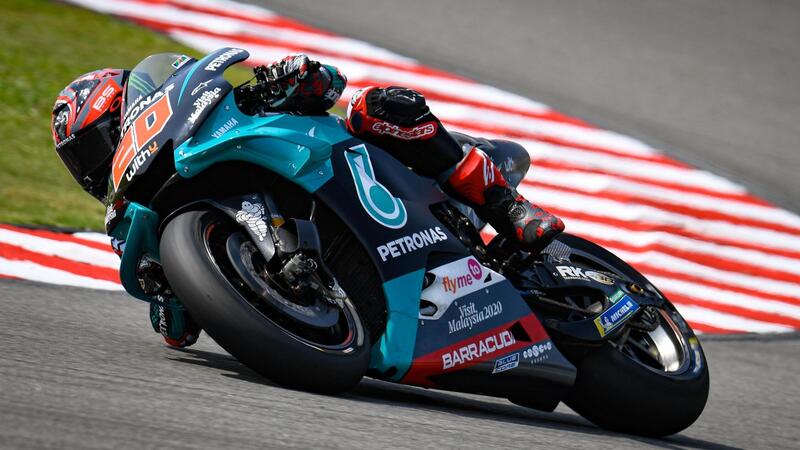 MotoGP, test a Sepang, Day 1 - Quartararo 1&deg; con la Yamaha 2019, Morbidelli 2&deg; con la 2020