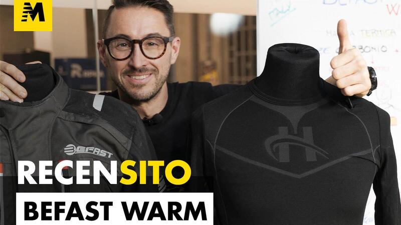 Befast Warm. Maglia termica riscaldabile da moto made in Italy