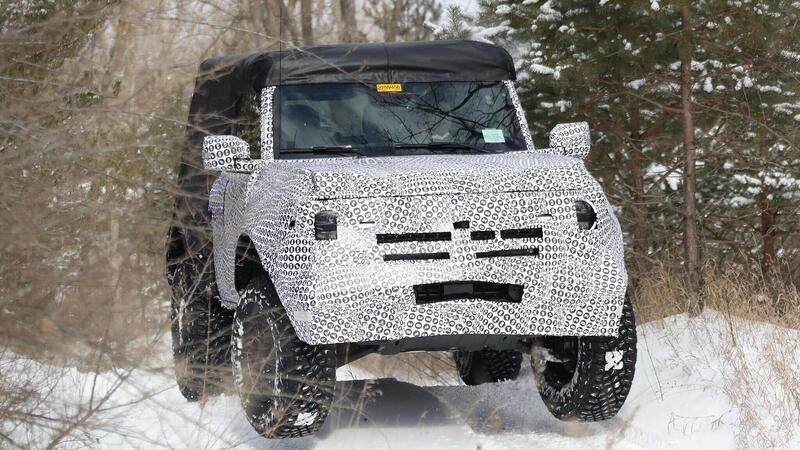 Ford Bronco: passo corto in fuoristrada [Foto spia]