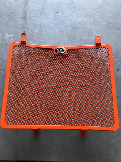 RETINA ARANCIONE PROTEZIONE RADIATORE KTM 690 DUKE R&amp;G