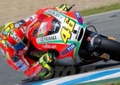 Ducati lenta o Rossi in difficoltà?