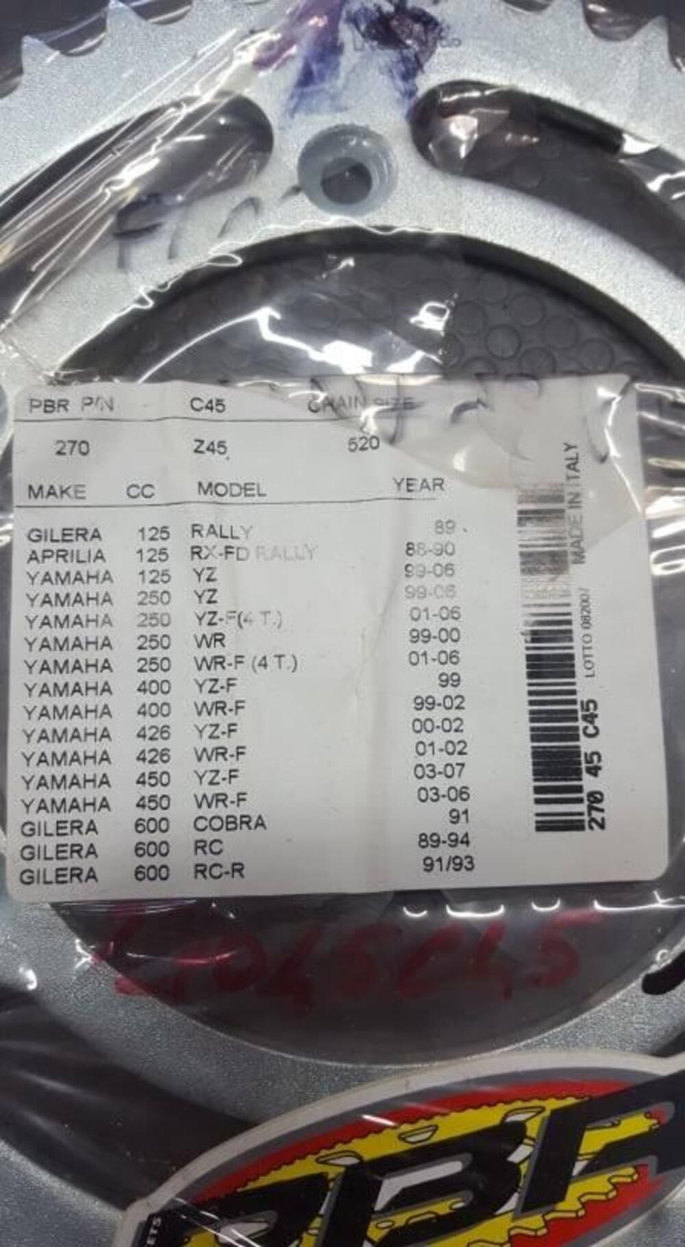 CORONA GILERA RALLY 125 APRILIA RX RALLY 125 PBR (2)