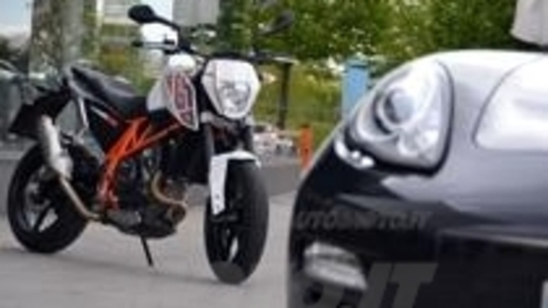 La KTM Duke 690 insieme a &quot;Un giro per la vita 2012&quot; lungo 3.300 km