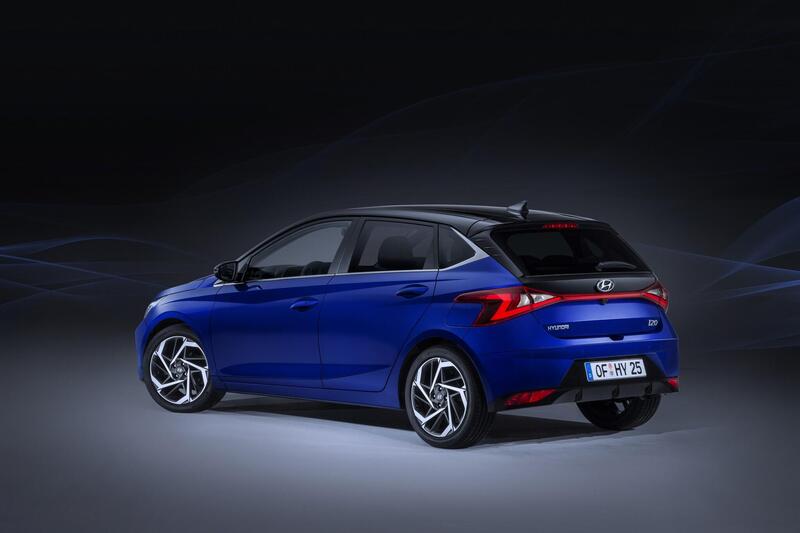 Il posteriore della nuova Hyundai i20