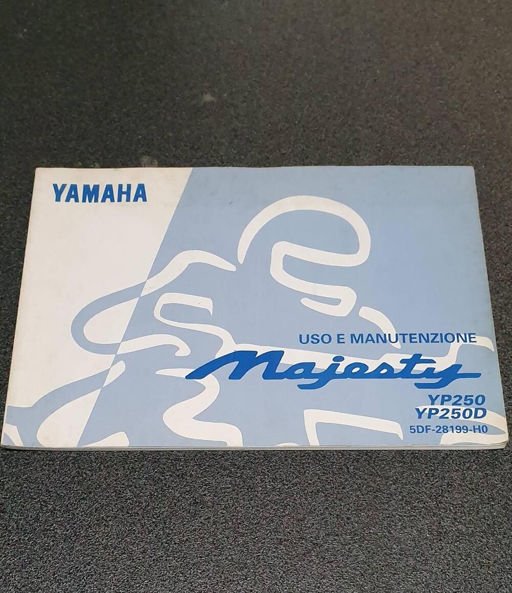 USO E MANUTENZIONE MANUALE YAMAHA MAJESTY YP 250 D