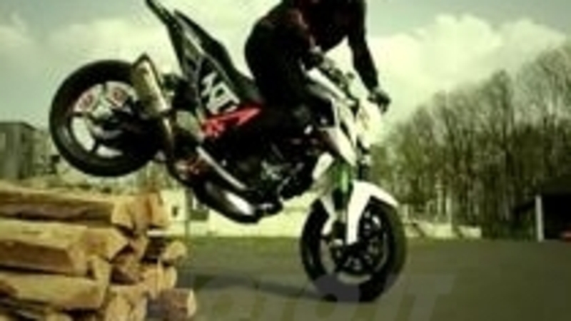 Rok Bagoros sulla KTM 690 Stunt Duke