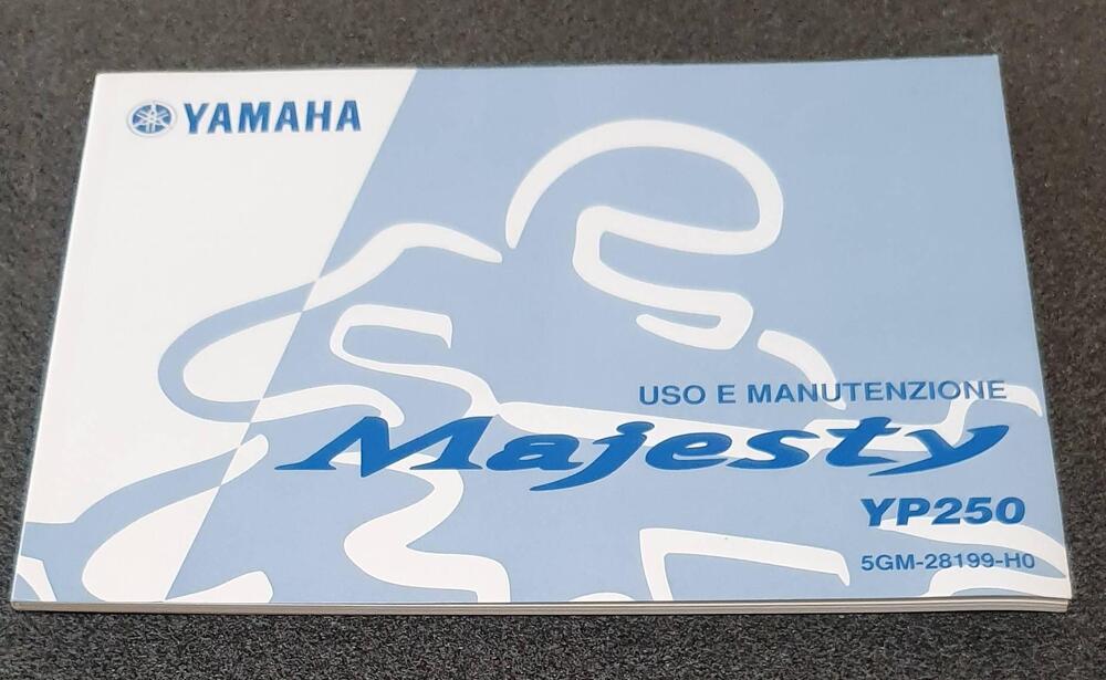 USO E MANUTENZIONE MANUALE YAMAHA MAJESTY 250 YP