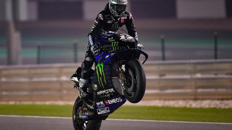 MotoGP. Il podio se si fosse corso ieri in Qatar: 1. Vinales 2. Rins 3. Quartararo