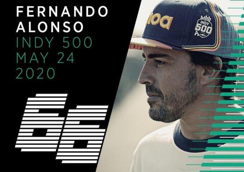 Fernando Alonso, con McLaren alla 500 Miglia di Indianapolis 2020