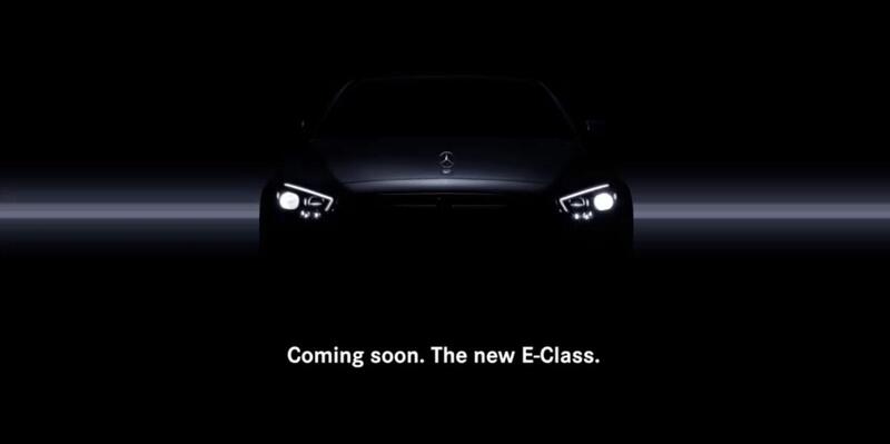 Mercedes Classe E restyling, diffuso un teaser