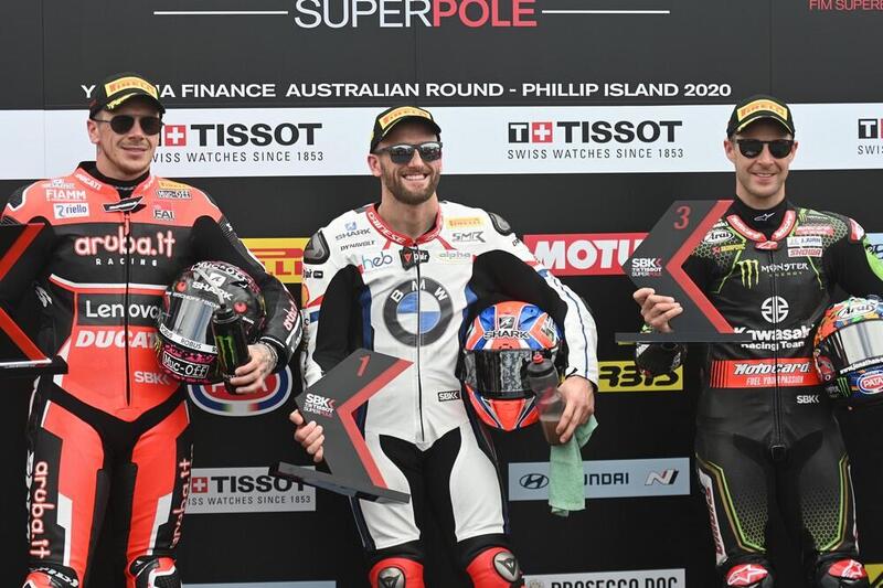 Phillip Island, il podio della Superpole