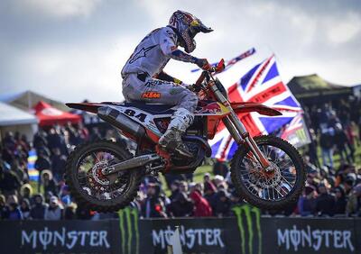 MX 2020. GP del Regno Unito. Jeffrey Herlings su Gajser e Cairoli