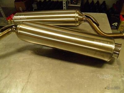 COPPIA MARMITTE ORIGINALI NUOVE PER APRILIA PEGASO