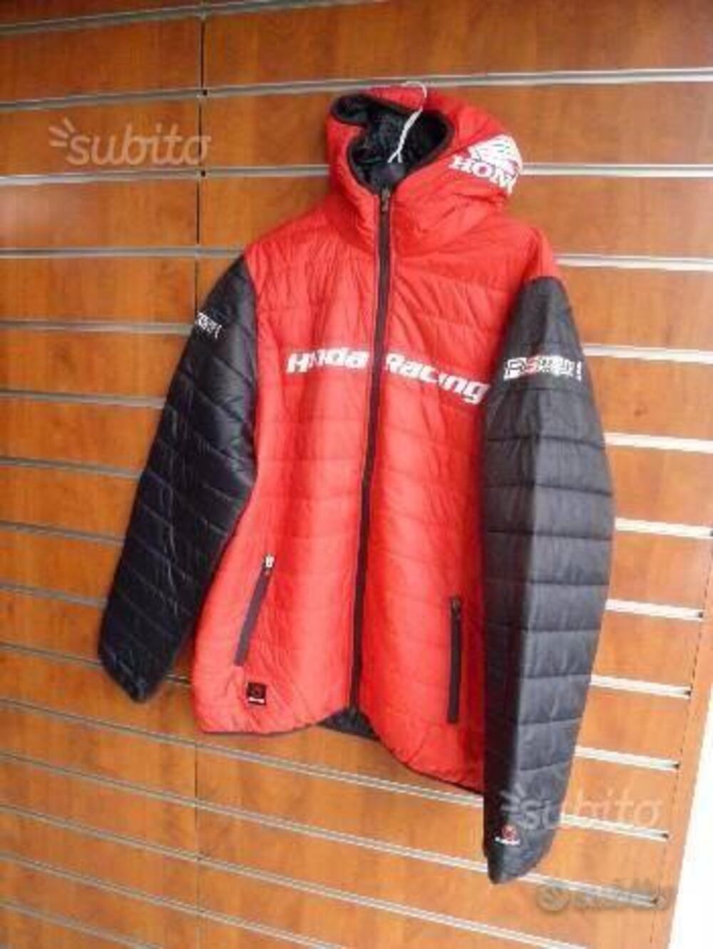 GIACCA IMBOTTITA CON CAPPUCCIO TEAM HONDA RSMOTO X