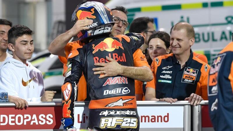 Moto3 in Qatar. Raul Fernandez &egrave; il pi&ugrave; veloce nel warm up