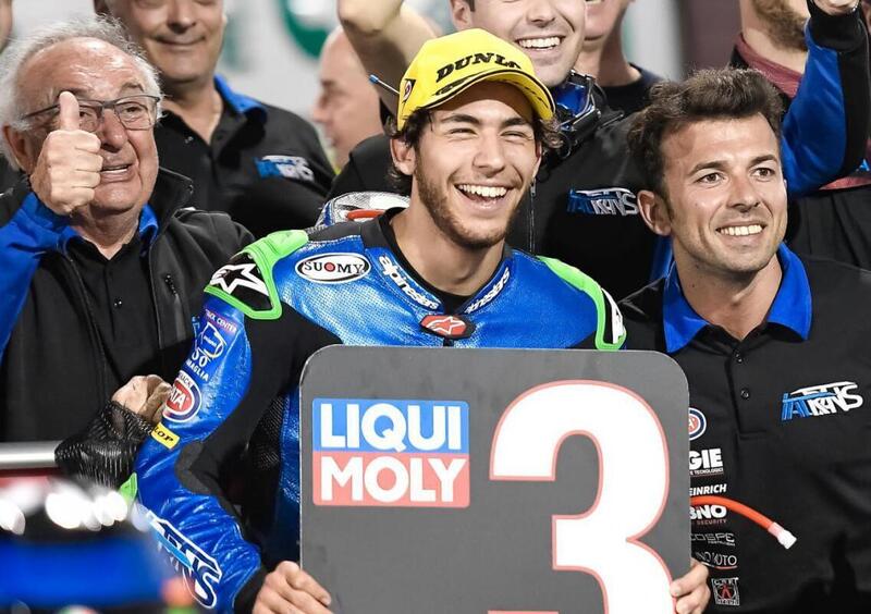 Moto2 in Qatar. Enea Bastianini: &quot;Nagashima &egrave; stato pi&ugrave; forte&quot;