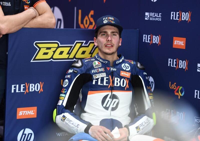 Moto2 in Qatar. Lorenzo Baldassarri: &quot;Con Bastianini ci siamo ostacolati&quot;