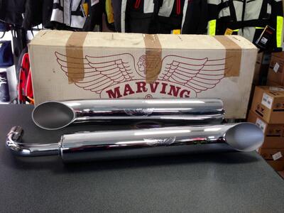 Scarico Marving Kawasaki Vulcan 1500 Cromati