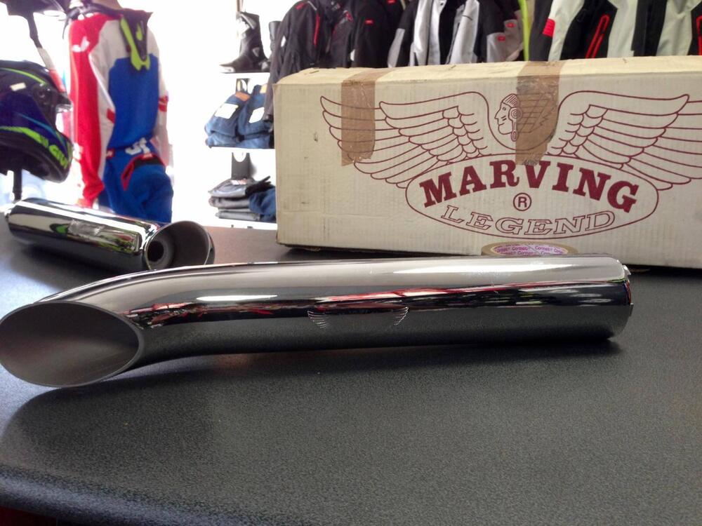 Scarico Marving Kawasaki Vulcan 1500 Cromati (3)