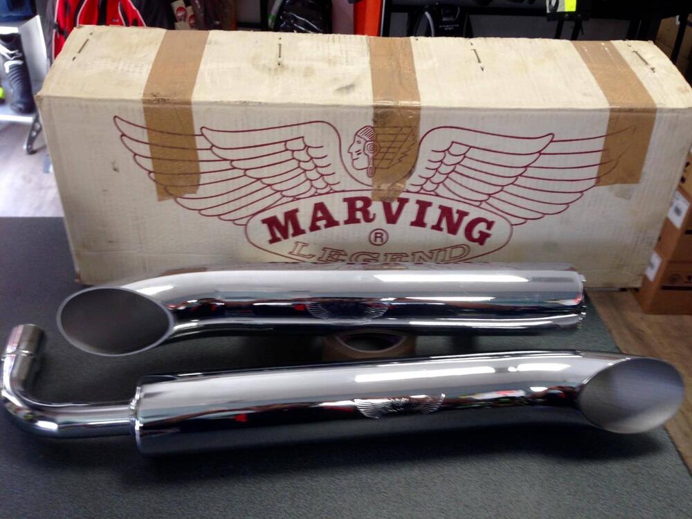 Scarico Marving Kawasaki Vulcan 1500 Cromati (4)