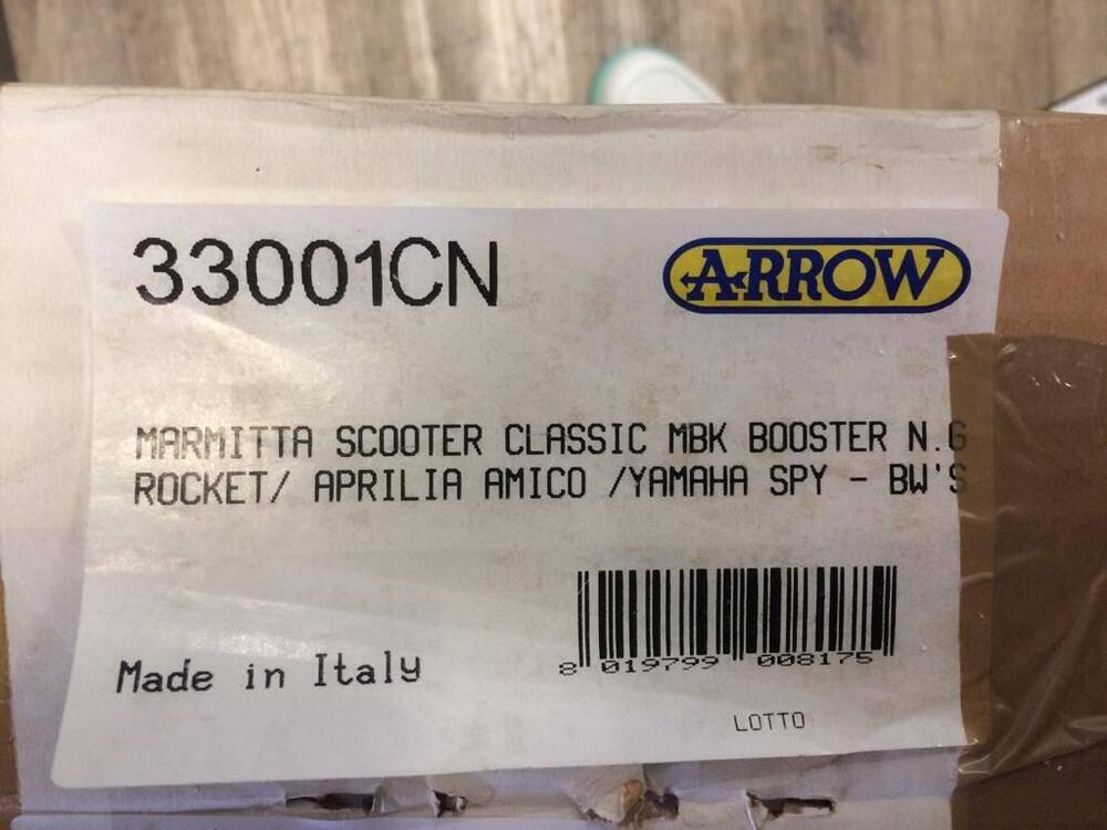 Scarico Marmitta Arrow classic MBK Booster (2)