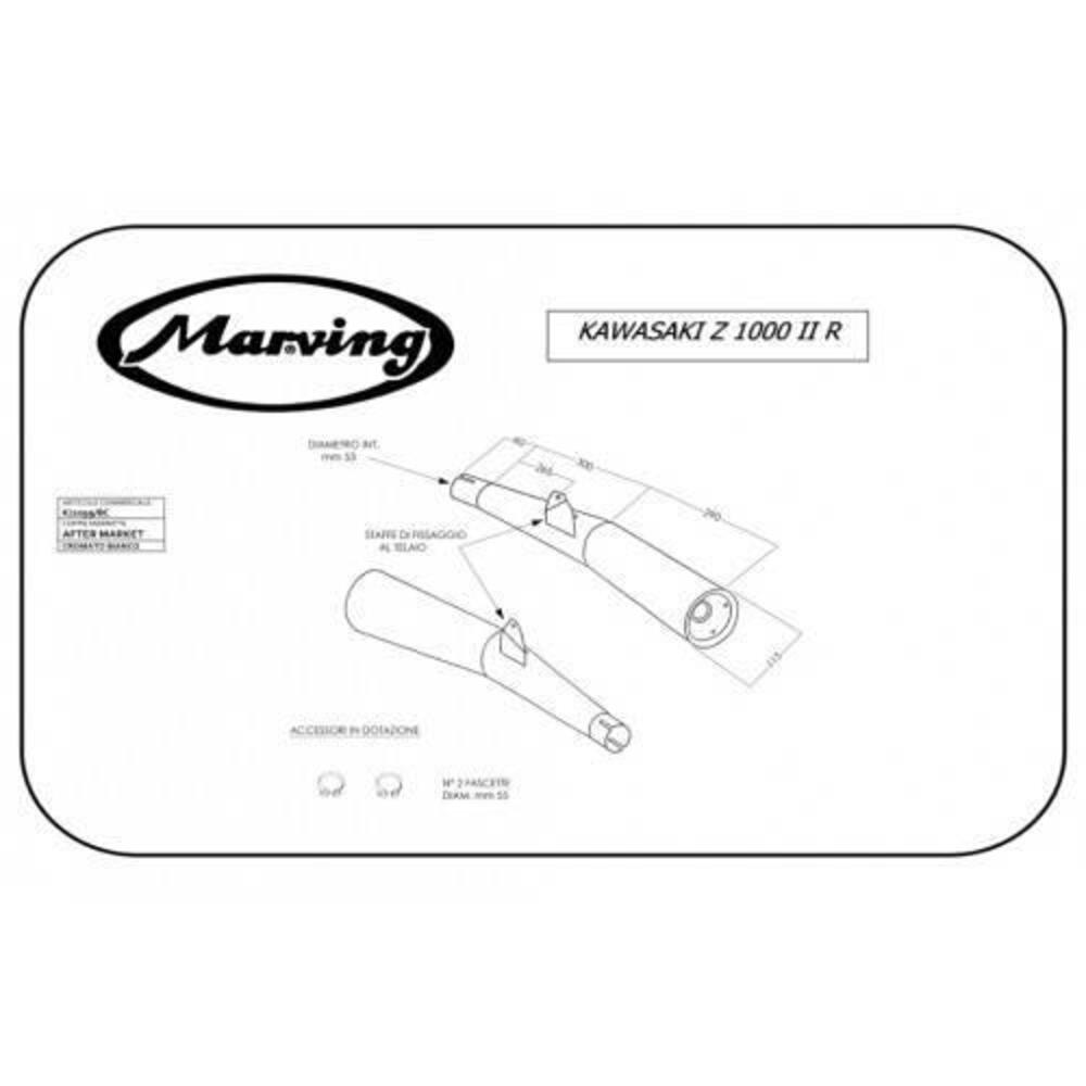 Scarico Marving Kawasaki Z 1000 Ii R 1977 - 1984 (4)