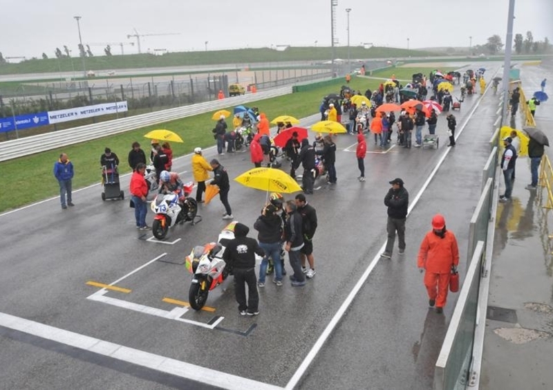 Trofei Honda. Seconda gara bagnata a Misano