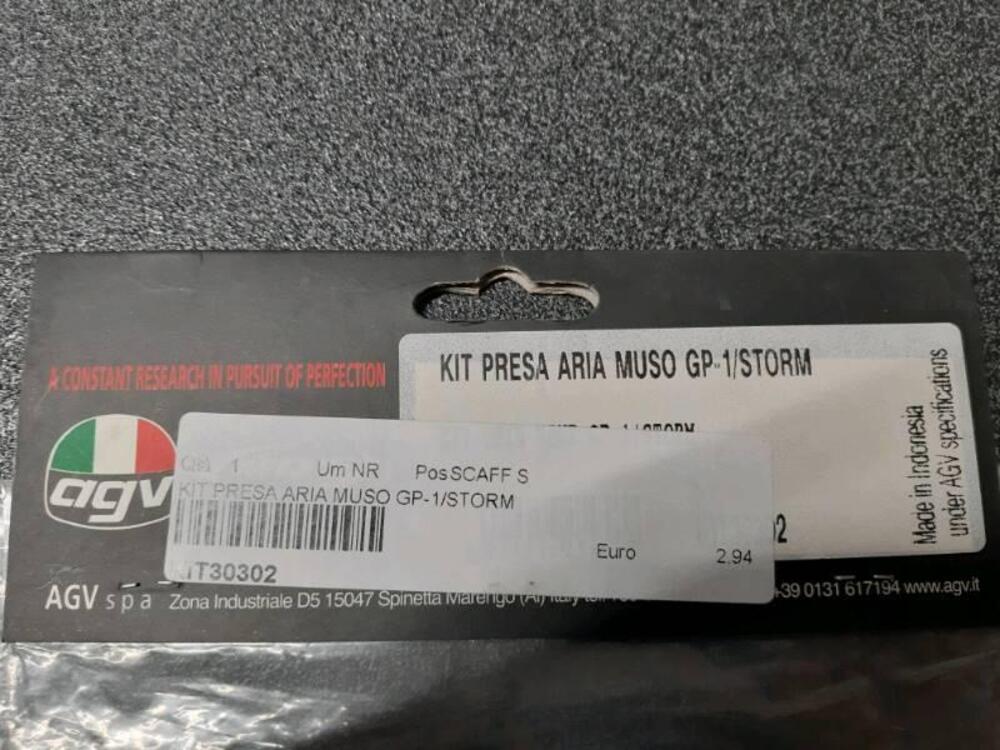 Kit presa aria Muso Gp-1/STORM AGV (2)