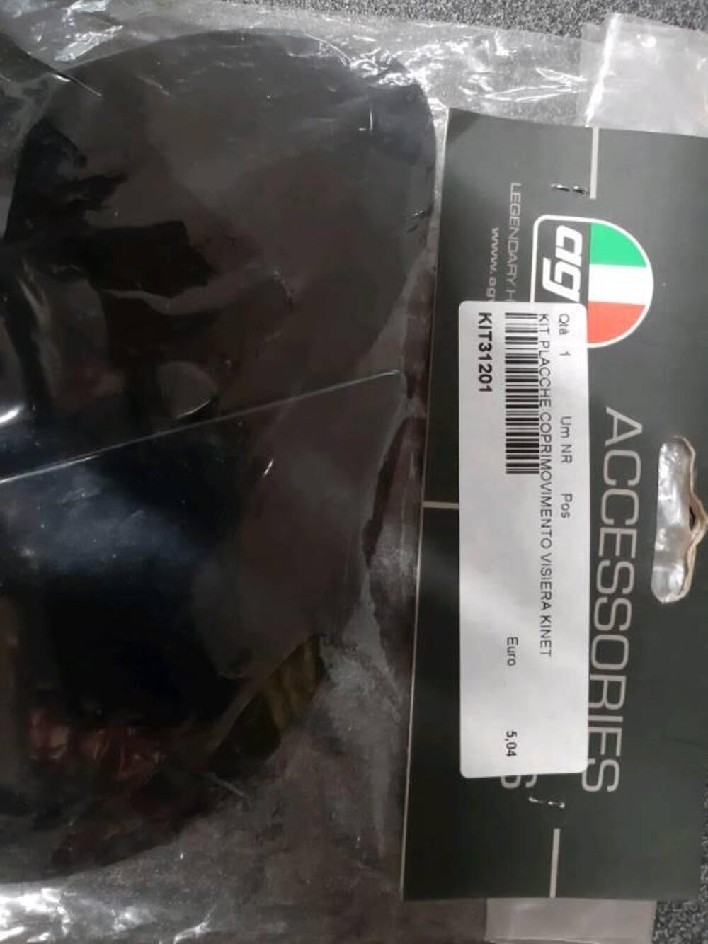 Kit placche copri movimento visiera Kinet AGV