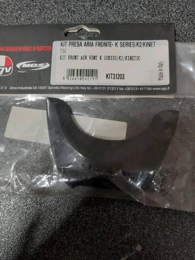 Kit presa aria fronte k series/k2/kinet AGV