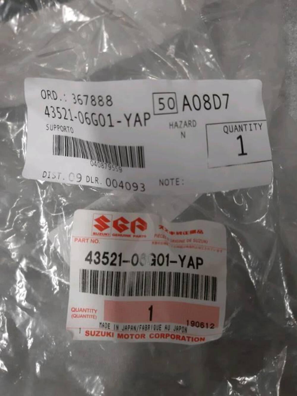 Supporto padana anteriore sinistra VStrom 1000 Suzuki (3)