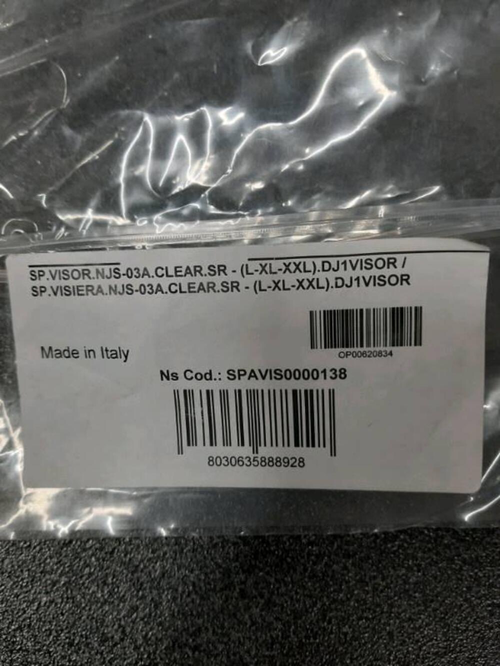 Visiera casco Nolan NJS-03A