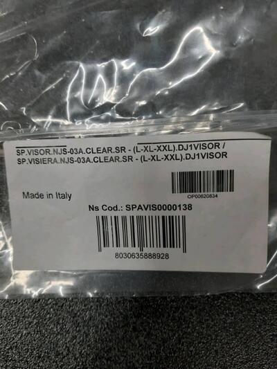 Visiera casco Nolan NJS-03A