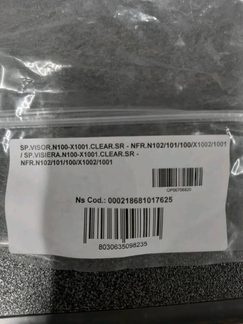 Visiera casco Nolan N100-X1001