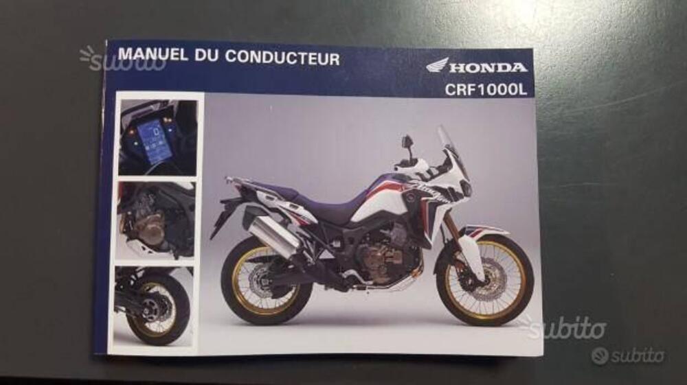 LIBRETTO USO E MANUTENZIONE HONDA AFRICA TWIN