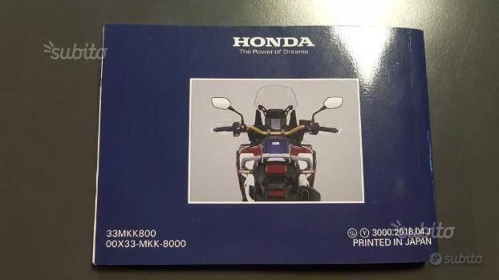 LIBRETTO USO E MANUTENZIONE HONDA AFRICA TWIN (2)