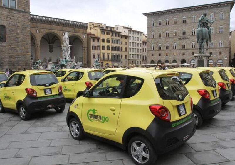 Share&#039;ngo, servizio di car sharing sospeso a Firenze